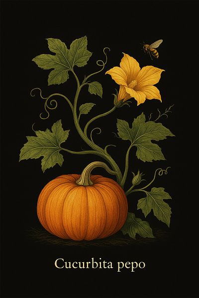 Pumpkin - Cucurbita pepo by Bert Quaedvlieg