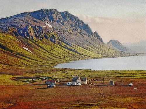 Abend bei Alftavatn, Island