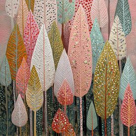 Colourful Leaves | Playful Colours in Nature by Flower Studio