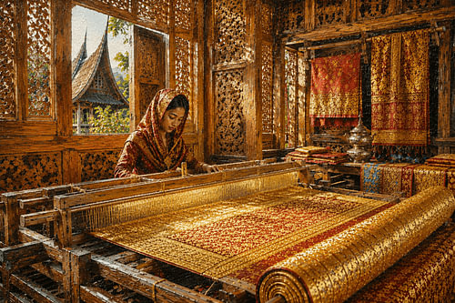 Pandai Sikek Songket Weaver – The Timeless Craft of West Sumatra - Indonesia
