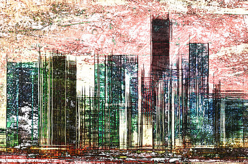 Chicago skyline by Dieter Walther
