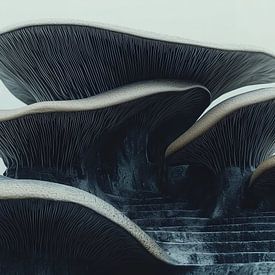 Paddenstoelen architectuur panorama van TheXclusive Art