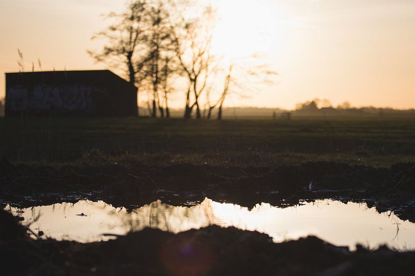 Shed with reflection by thomaswphotography