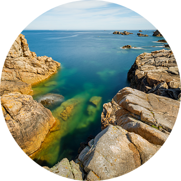 Grillige rotskust in Bretagne