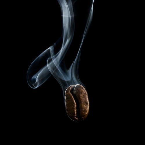 Rokende koffieboon, smoking coffeebean