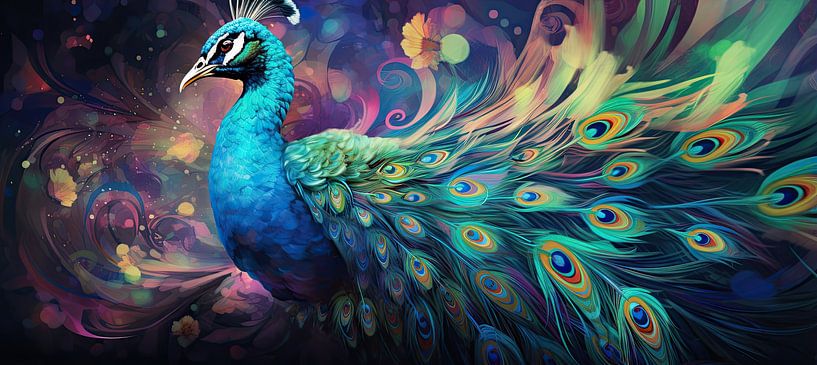 Painting Peacocks by Eye catching paintings