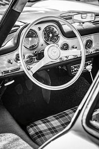 Mercedes-Benz 300 SL Flügeltürer Oldtimer-Interieur