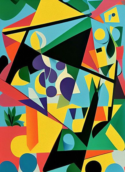abstract garden by Karin van Bylevelt