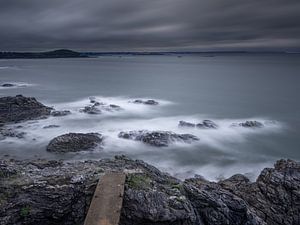 Sturm an der bretonischen Küste