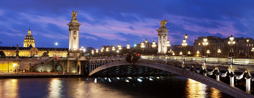 Pont Alexandre and the Cathedral of the Invalides, Paris by Markus Lange