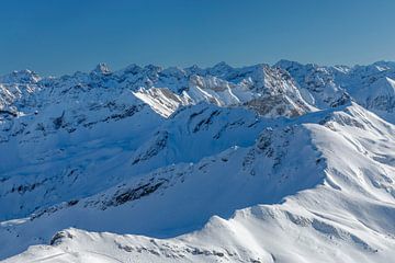 Winterlandschap op de Nebelhorn van Markus Lange