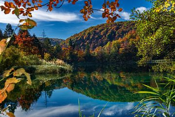 Plitvice meren en watervallen in de herfst van Alex Neumayer