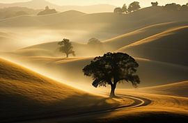 Morgennebel im Herbst