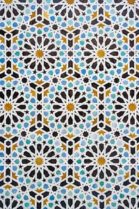 Carreaux marocains colorés