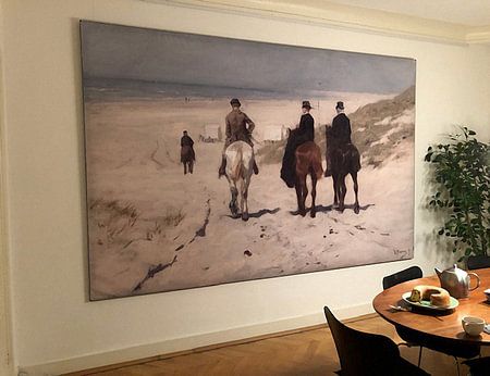 Morgenritt am Strand (Anton Mauve)