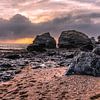 Rocks on the French coast by Rick van de Kraats
