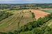 Luchtpanorama  van het Zuid-Limburgse landschap bij Cartils van John Kreukniet