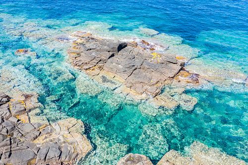 Roches, côte de la Sardaigne