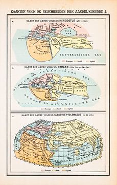 Karten für die Geschichte der Geographie von Studio Wunderkammer