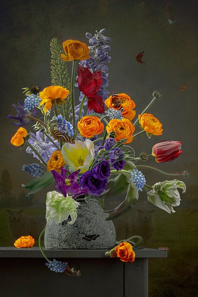 Nature morte &quot;Durch Delight IV par Willy Sengers