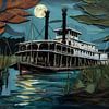 Mississippi Steamboat Geisterschiff von Nick Wendt