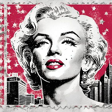 Marilyn's Pop Palette van Biljana Zdravkovic