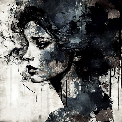 Melancholica noir, gris et brun