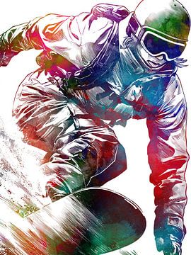 Snowboard Sport Kunst #snowboard