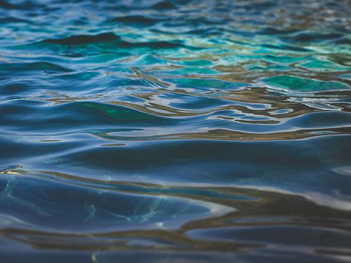 By the sea - water surface