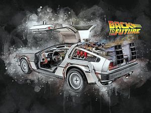1985 DeLorean DMC 12 Retour vers le futur sur Pictura Designs