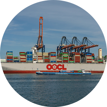 OOCL Japan containerschip. van Jaap van den Berg