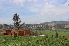 Landschap in Rwanda van Eline Sieben