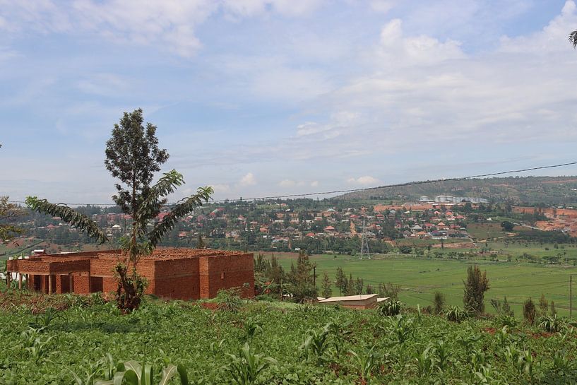 Landscape in Rwanda by Eline Sieben