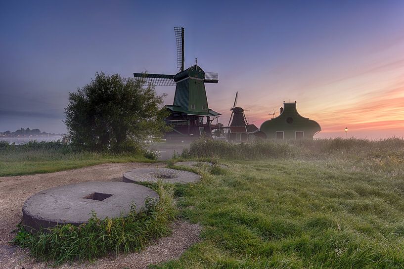 Zaanse Schans at sunrise by John Leeninga
