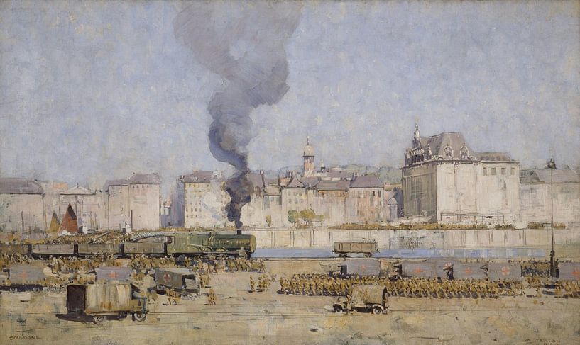 Arthur Streeton, Boulogne - 1918 by Atelier Liesjes