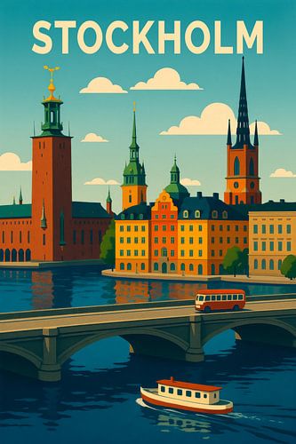 Stockholm Travel Art sur Taudalpoi