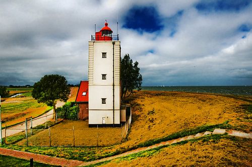 De vuurtoren van Andijk
