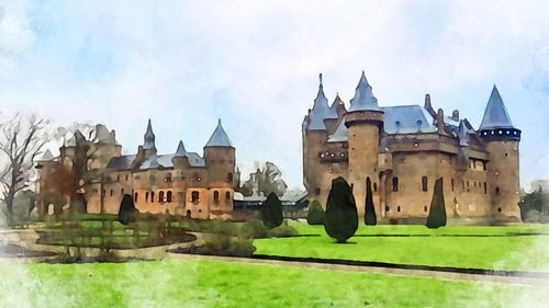 Kasteel de Haar, Haarzuilens, Utrecht.