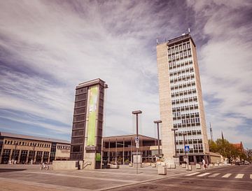 modernes Stadtzentrum von Neustrelitz in Mecklenburg-Vorpommern von Animaflora PicsStock