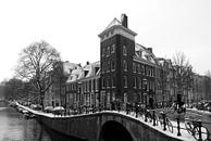 Winter in Amsterdam / Priinsengracht van Marianna Pobedimova thumbnail