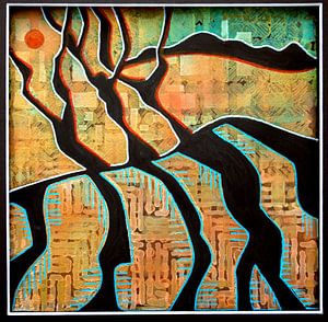 Abstrakte Landschaft