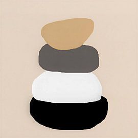 Un design organique de style wabi sabi japandi.