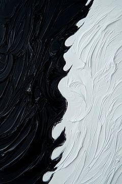 Textures monochromes en noir et blanc sur Poster Art Shop