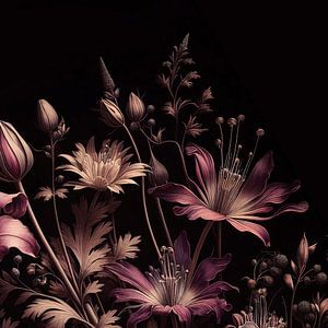 VINTAGE COLOURFUL BOTANICAL-10A-1