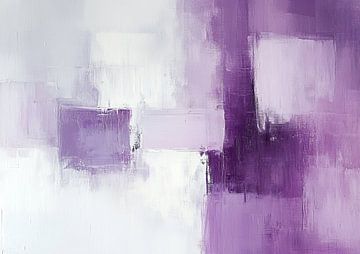 Paars Abstract | Lavender Echoes van ARTEO Schilderijen