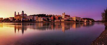 Coucher de soleil panoramique de Passau