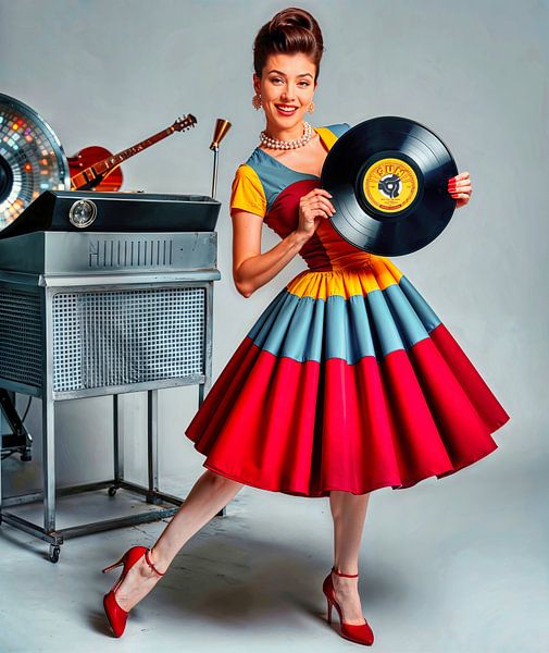 Vinyl Vibes von Wall Art Creations by Peter