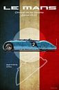 Le Mans winnaar 1937 Bugatti Tank van Theodor Decker thumbnail