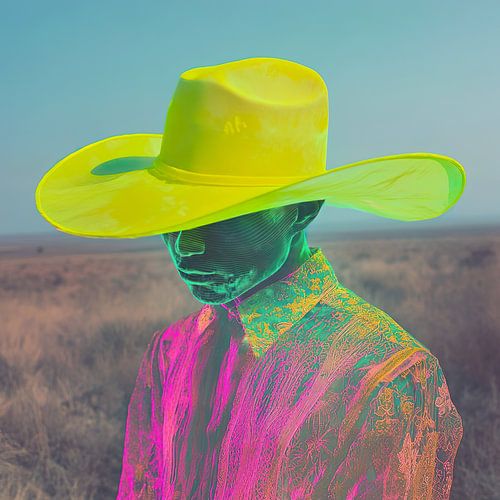 Fluorescent cowboy