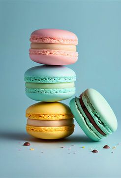 Macarons empilés V1 sur drdigitaldesign